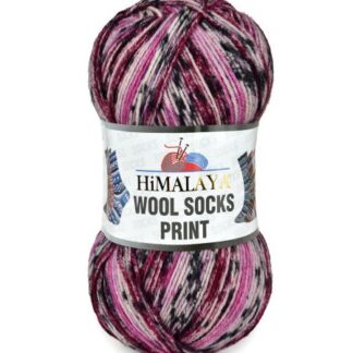 Himalaya Wool Socks Print