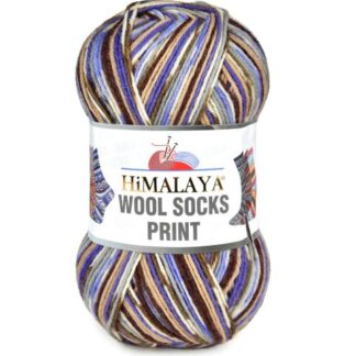 Himalaya Wool Socks Print S32-03