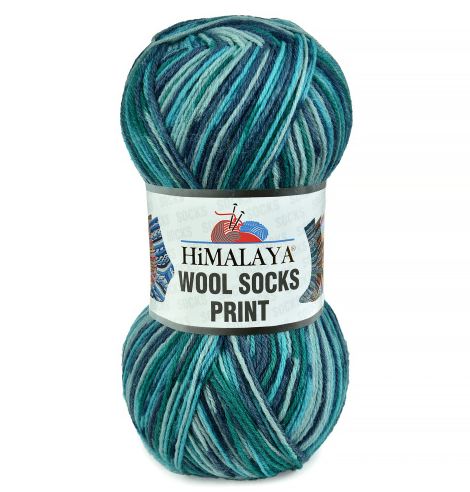 Himalaya Wool Socks Print S49-06
