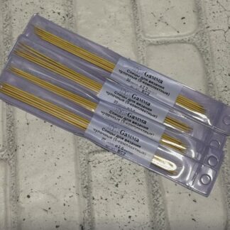 Спицы носочные бамбук, 20см, Gamma, 2.0 мм